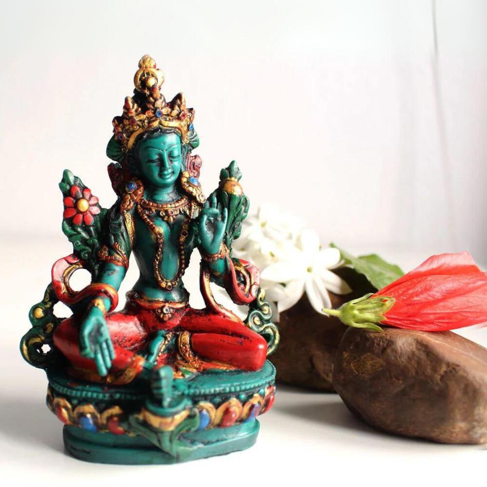 楽天市場】ホワイトターラ ( 多羅菩薩 ) 神仏画 ペンダント 観音の慈悲