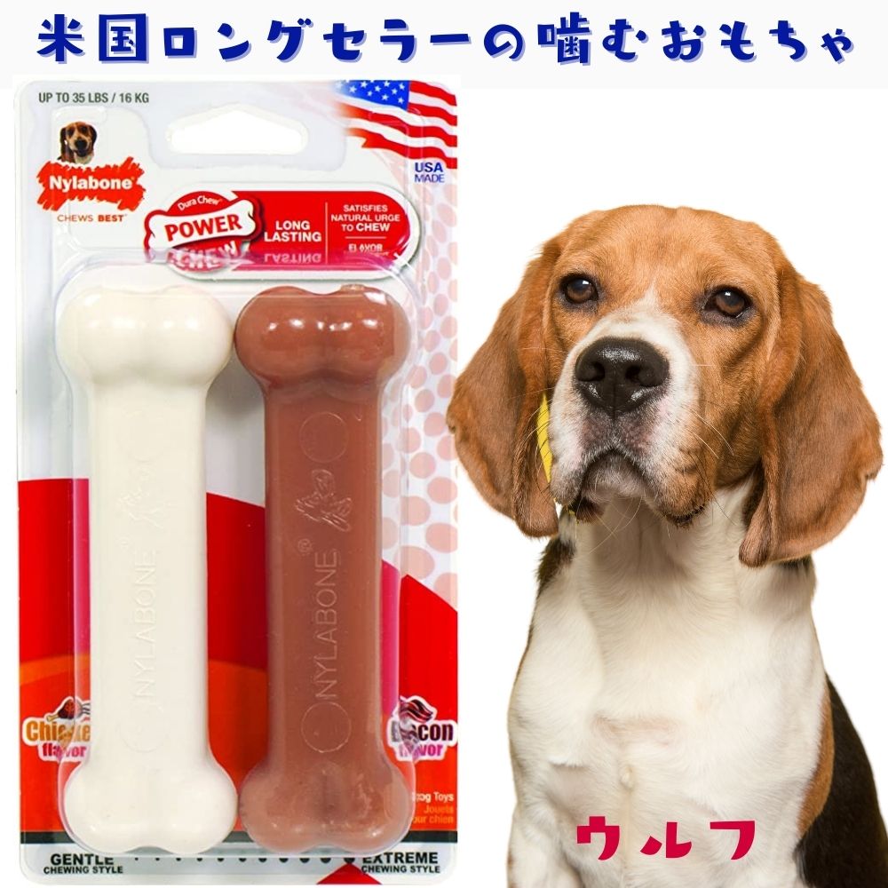 市場 ナイラボーン2点300円オフ, 2本セット Nylabone 犬用 ナイラボーン 骨型 噛むおもちゃ 3点800円オフ