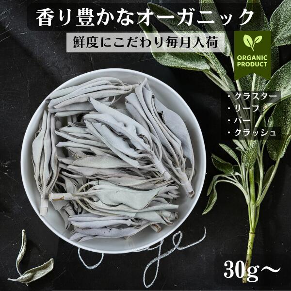 楽天市場】ホワイトセージ オーガニック 浄化 カリフォルニア お香