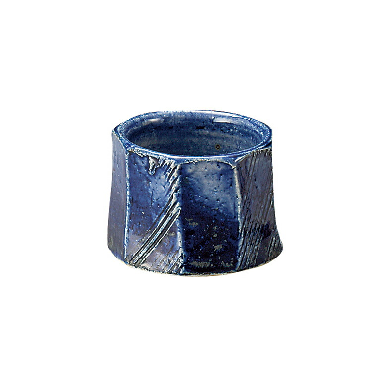 楽天市場】やちむん 民藝 金城彩子 ぐい呑み 大 ブルー : おまめ