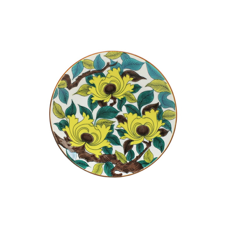 楽天市場】古九谷青手色絵壺花鳥図 5号皿 : TABLE ＆ STYLE