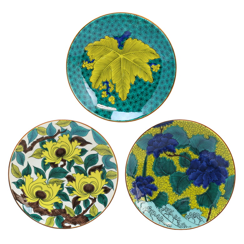 楽天市場】古九谷青手色絵壺花鳥図 5号皿 : TABLE ＆ STYLE