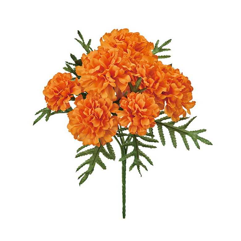 楽天市場】【造花 ・夏の造花 ・マリーゴールド】マリーゴールド