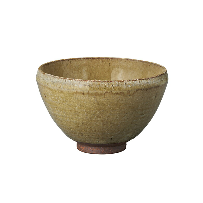 木景 深ボール 15cm 黄貫入 ＜和食器 / 黄瀬戸 / 土物＞