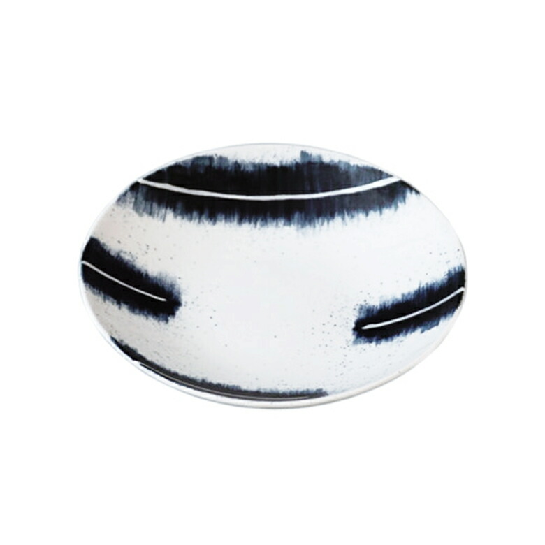 呉須刷毛帯柄（BS）smooth 18cmボウル