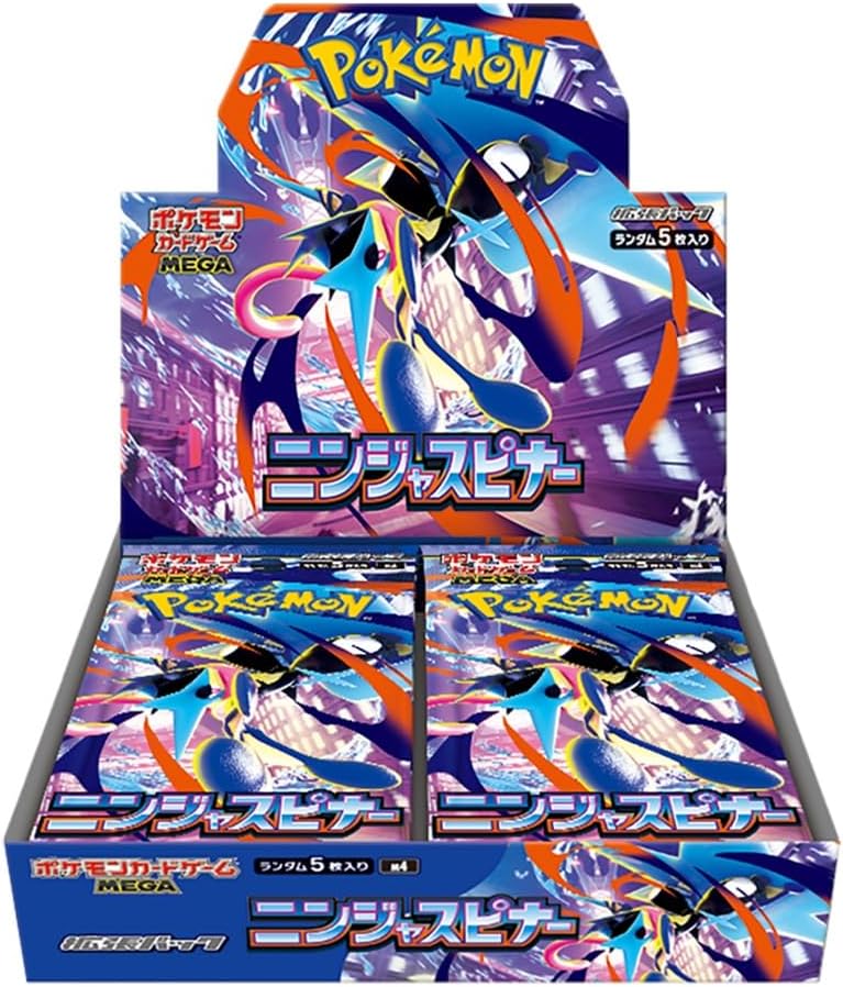 ★365日毎日発送OK★ニンジャスピナー／ポケモンカードゲームMEGA／拡張パック／1BOX／30パック入り／新品／シュリンク未開封／ポケカ／ポケモン