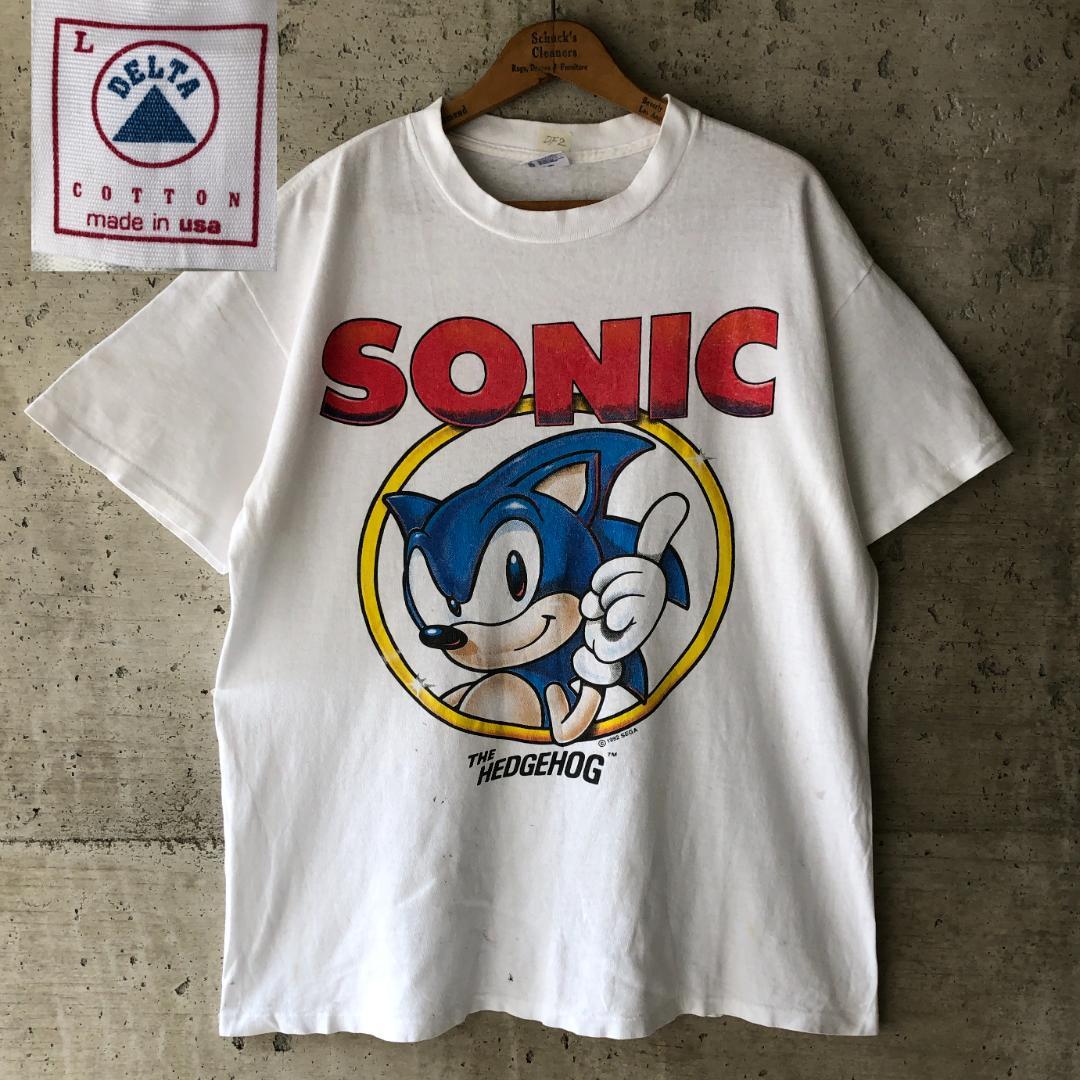 【DF2】 Tシャツ ゲーム セガ SEGA ソニック 白 90s 1992年|福井産米と雑貨 おじま商店