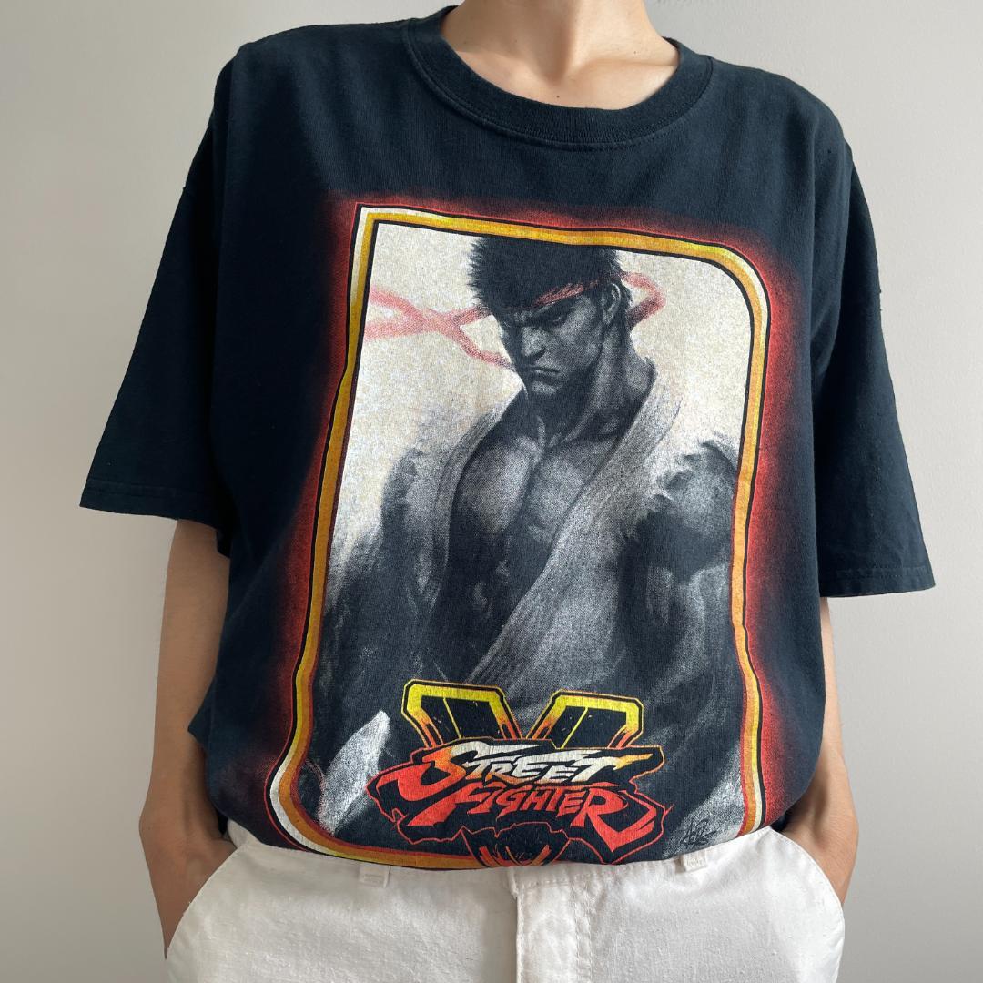 GF595 Tシャツ ゲーム ストリートファイターV リュウ 在原みゆき｜福井産米と雑貨 おじま商店 14,000円