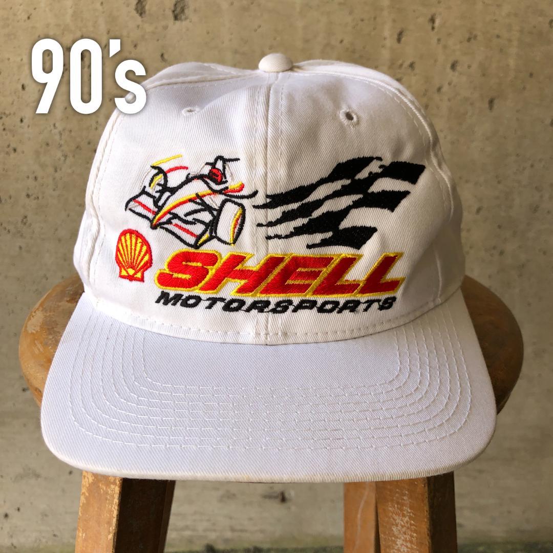 XZ120 90s 帽子 野球帽 キャップ シェル SHELL モータースポーツ レーシング