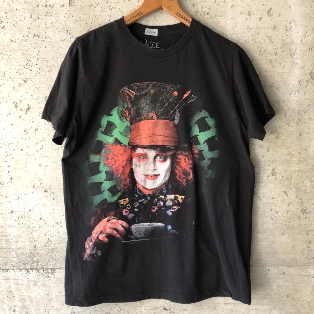 楽天市場】XZ287 Tシャツ ジョニーデップ アリス イン
