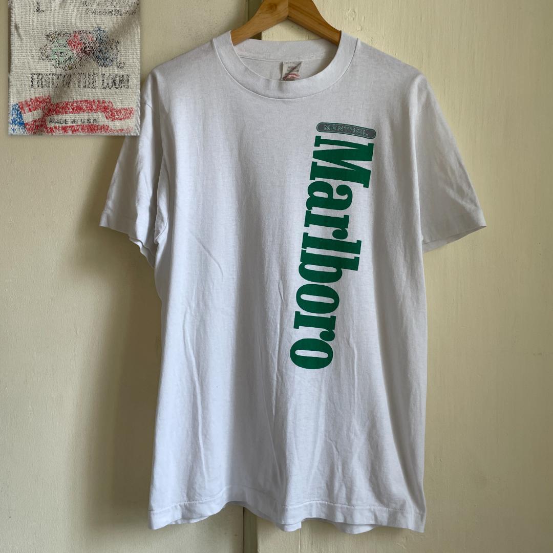 【GF218】Tシャツ マルボロ タバコ プロモ ビンテージ ポケT 90s 白 13,160円