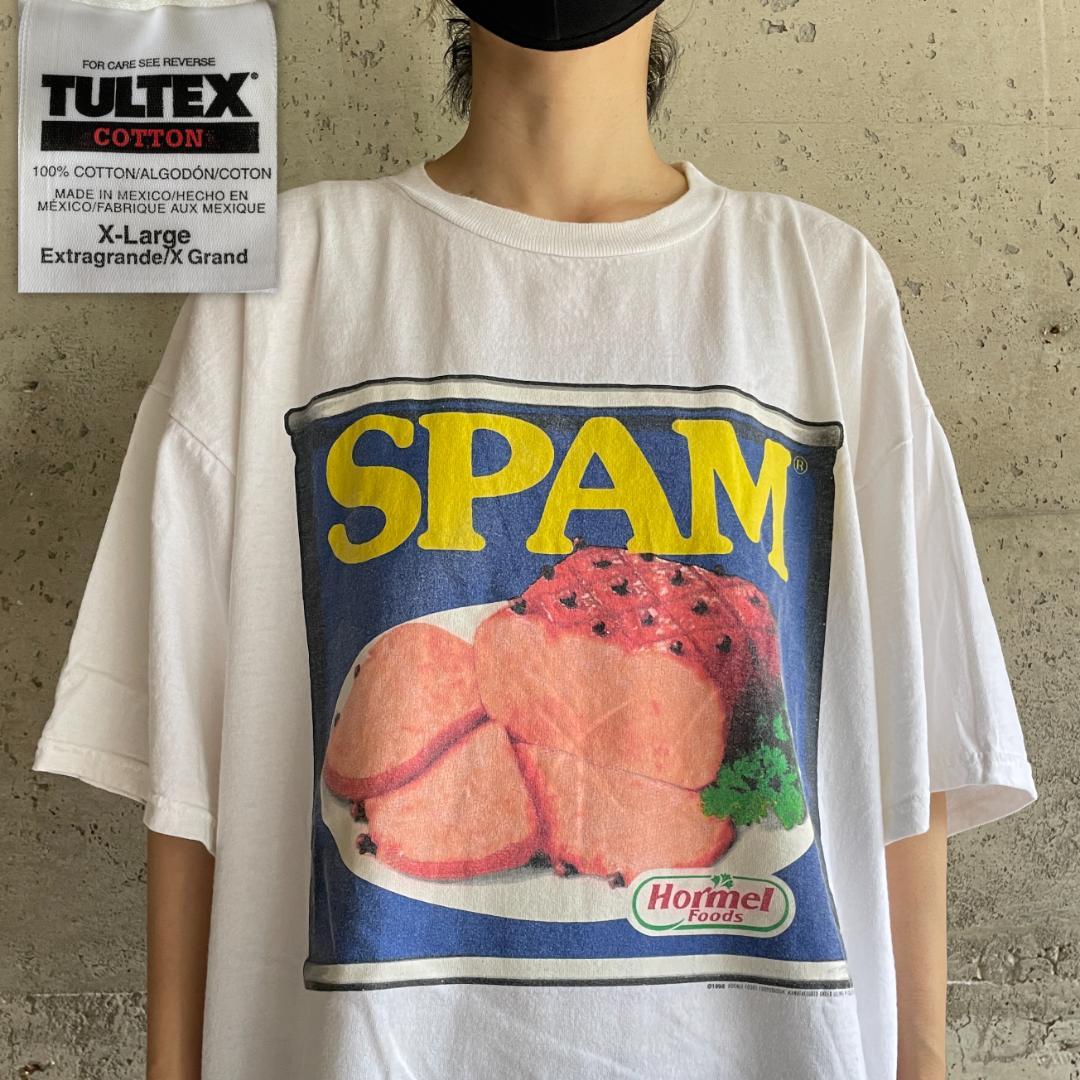 90s USA製ヴィンテージ　シングルステッチ　SPAM　企業ロゴTシャツ　L 90s USA製 シングルステッチ 企業 ビンテージ Tシャツ - メルカリ