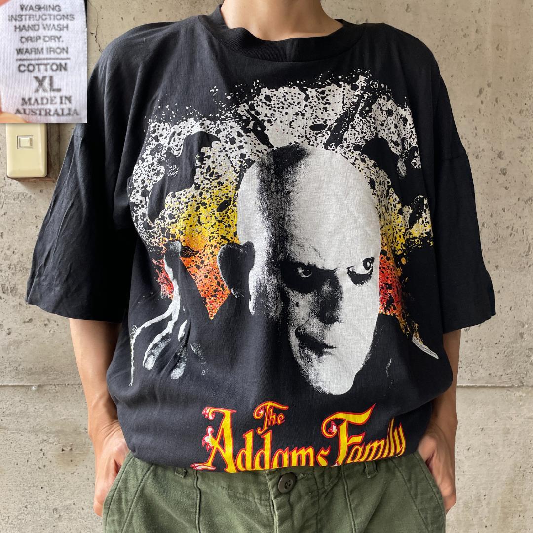 90s USA製 アダムスファミリー ミュージカル 長袖 Tシャツ ロンT 90s USA製 アダムスファミリー ミュージカル 長袖 Tシャツ ロンT