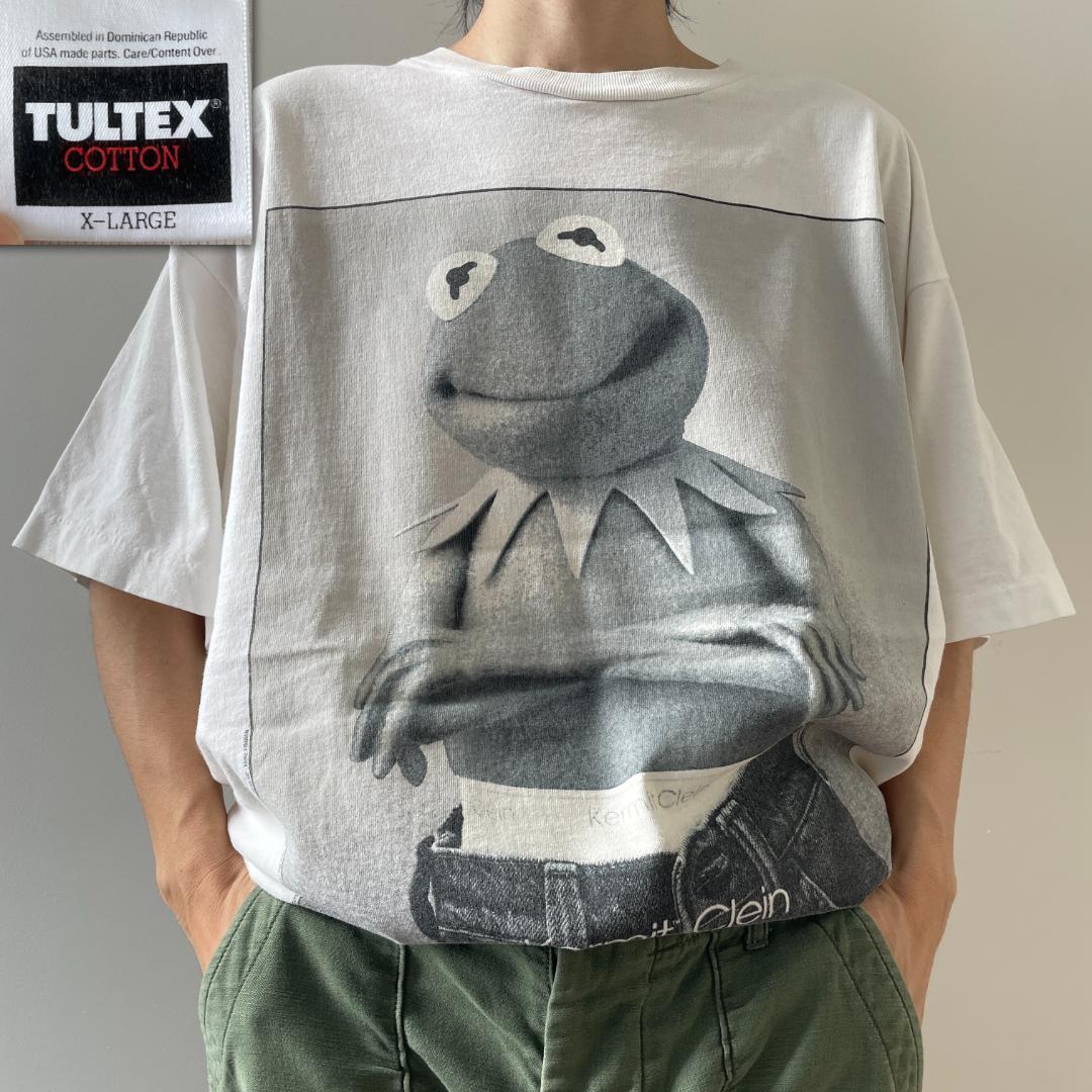 GF799 Tシャツ 90s カルバンクライン カーミット パロディ 広告 CK
