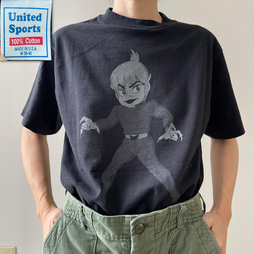 GF877 Tシャツ 90s キャラ 妖怪人間ベム 古着 USA製 日本アニメ