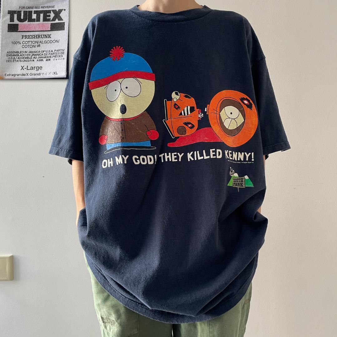GF849 サウスパーク ビンテージ アメコミ Tシャツ 97年 古着 紺色｜福井産米と雑貨 おじま商店