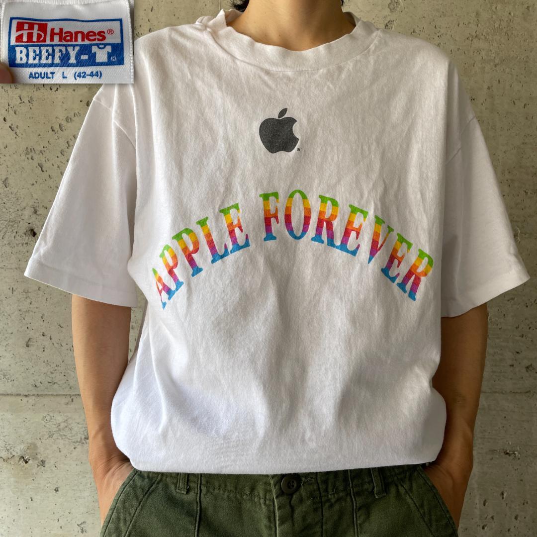 AE17 90s Tシャツ アップル 企業 コンピューター ロゴ レインボー 18,760円