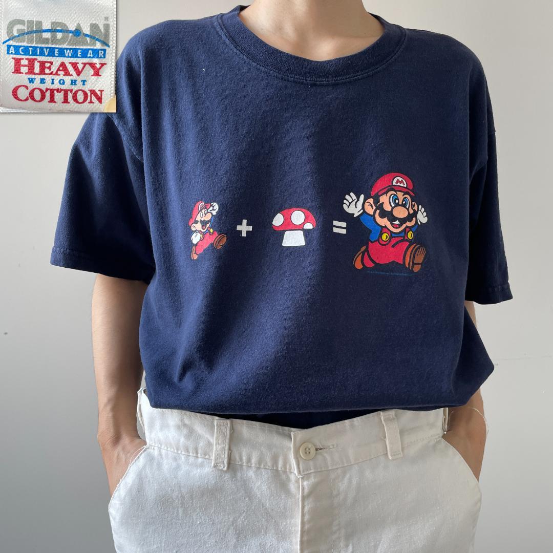00s Gildan wiid マリオ 大麻 tシャツ 古着 00s Gildan wiid マリオ 大麻 tシャツ 古着