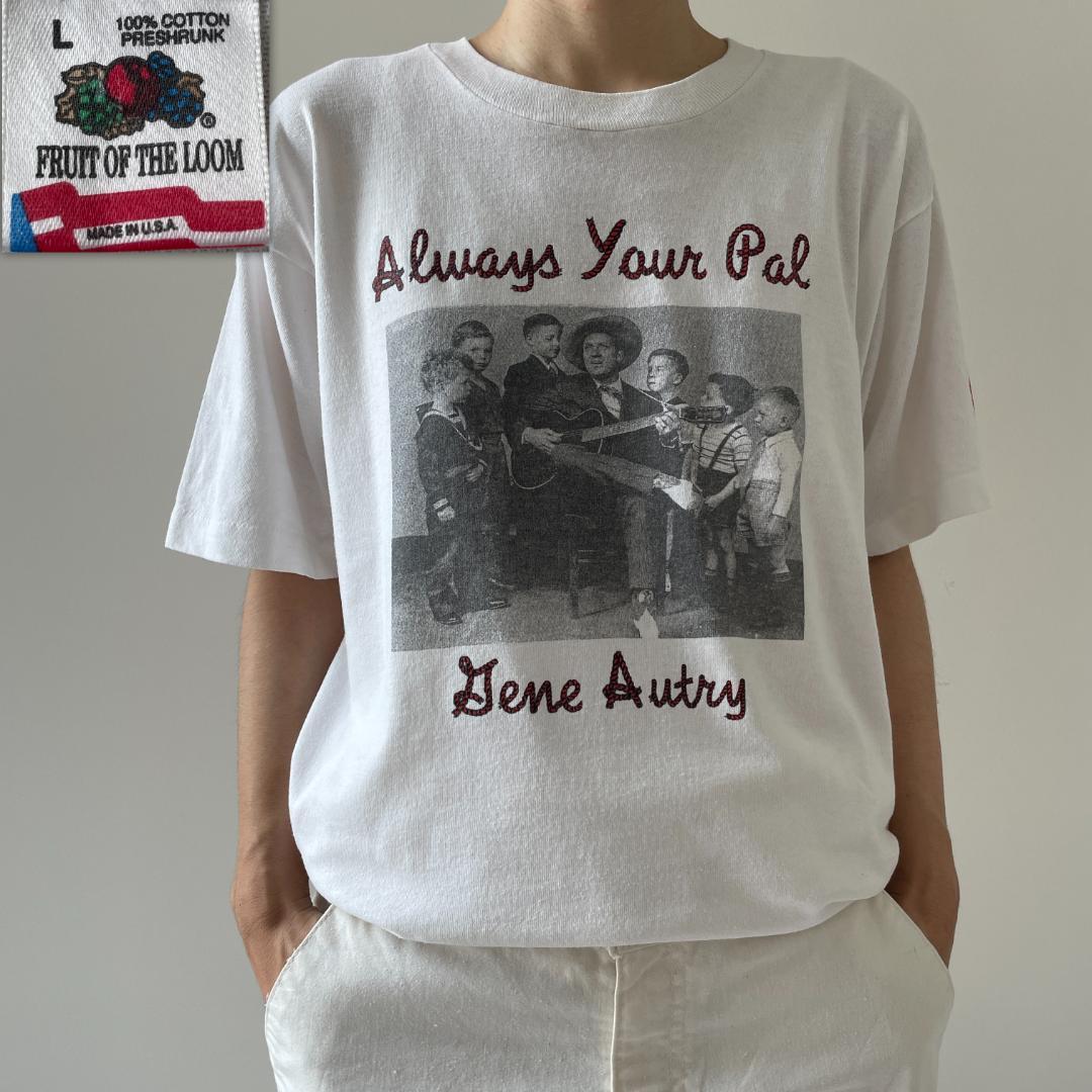 GF684 90s Tシャツ ジーンオートリー シンギング カウボーイ USA製｜福井産米と雑貨 おじま商店