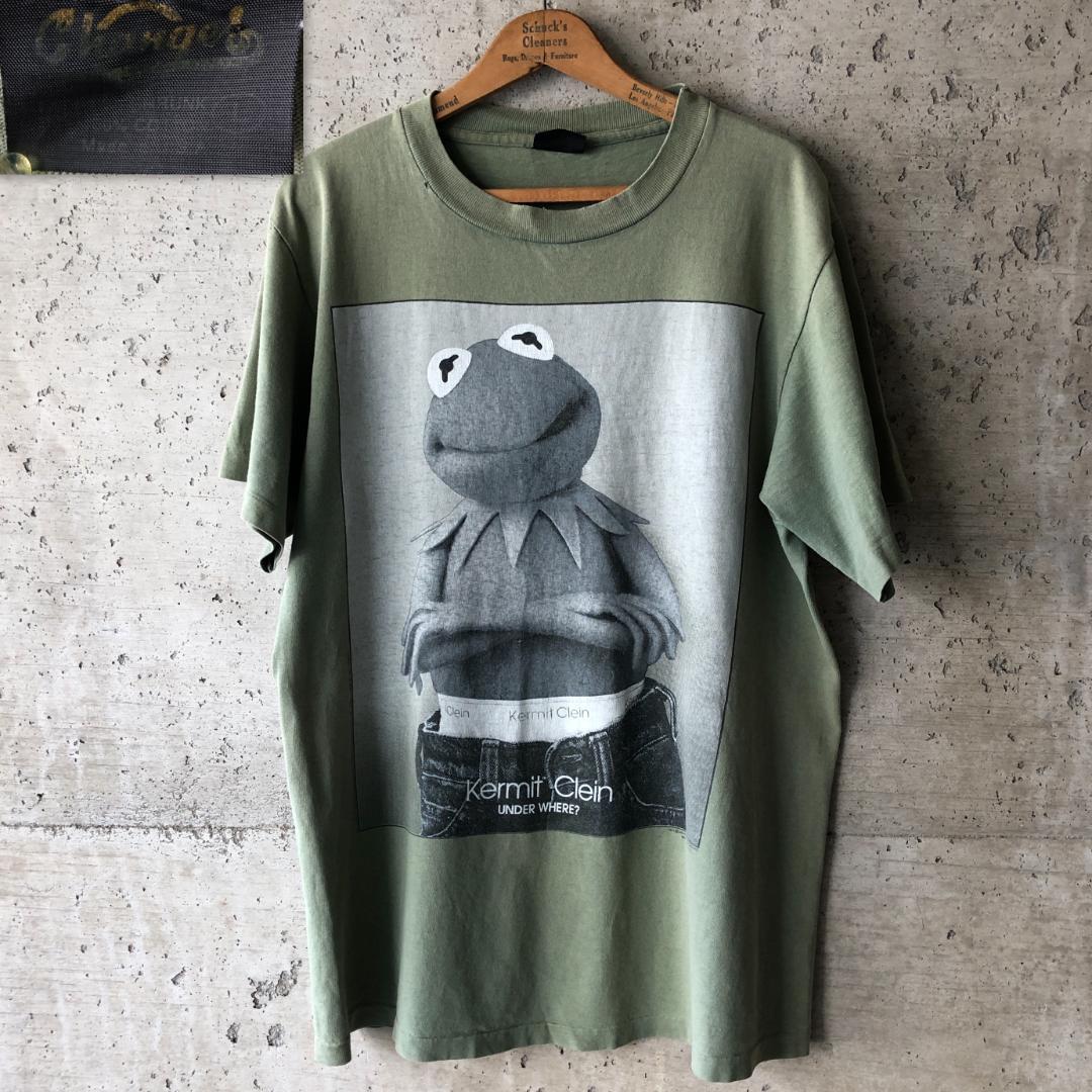 XZ414 Tシャツ 90s カルバンクライン カーミット パロディ 広告 CK 16,898円
