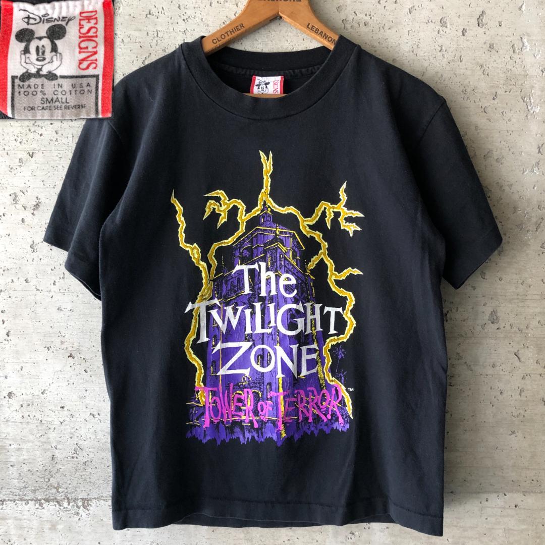 XZ219 90s タワーオブテラー トワイライトゾーン Tシャツ ディズニー画像