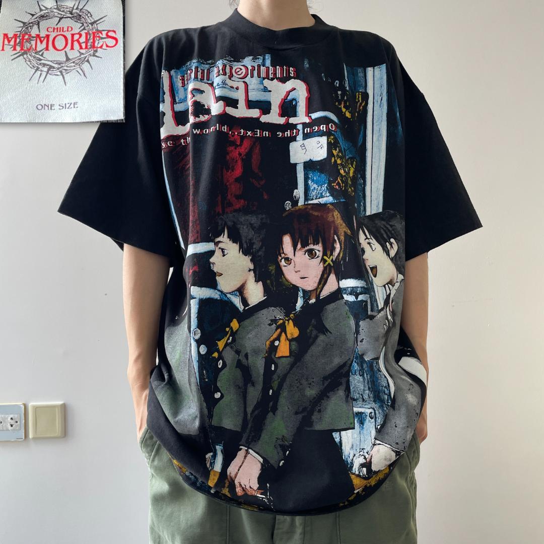 GG34 Tシャツ アニメ ゲーム serial experiments lain レイン画像