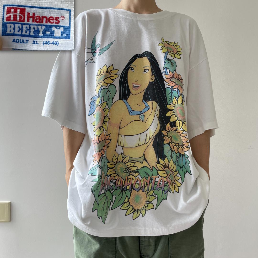 GG85 Tシャツ 90s ポカホンタス 映画 ムービー ディズニー キャラ