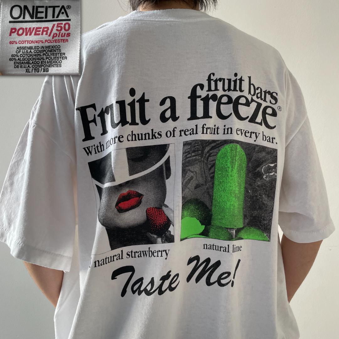 GF844 90s Tシャツ プロモーション アイス フルーツアフリーズ