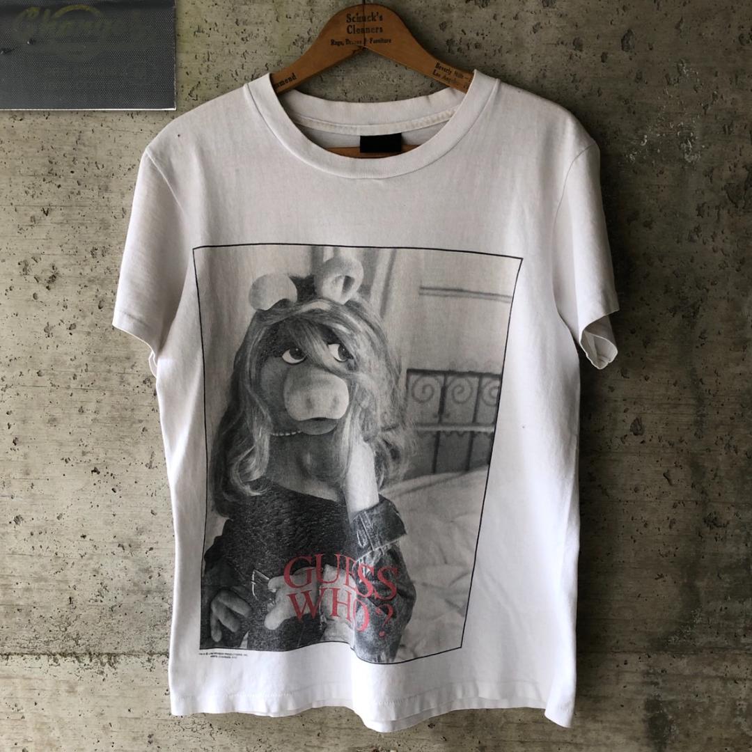 GG410 プルオーバー 90s ミスピギー 鉄道車両グローヴ GUESS ゲス パロディー
