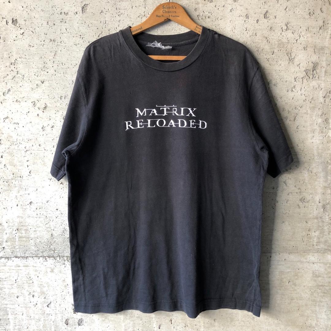 GG378 00s Tシャツ 映画 ムービー マトリックス リローデッド|福井産米と雑貨 おじま商店