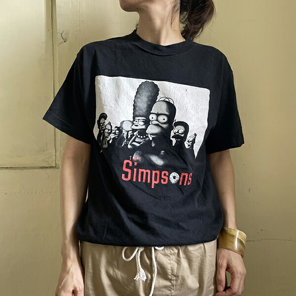 【1554】ヴィンテージ パロディ Tシャツ シンプソンズ ソプラノズ 2001年