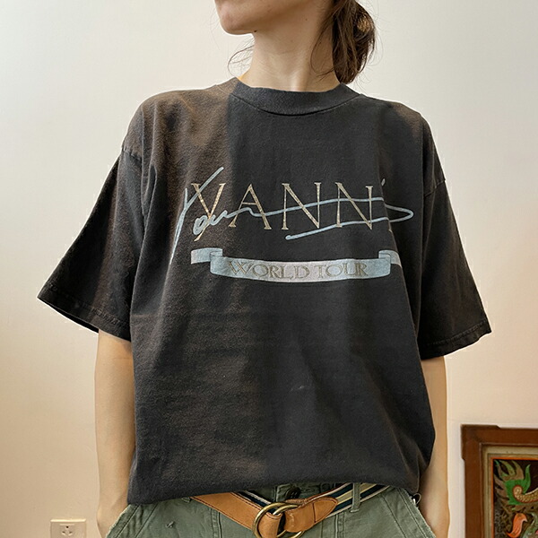 【T6】ヴィンテージ Tシャツ yanni ツアー ライブT ワールドツアー 8,500円