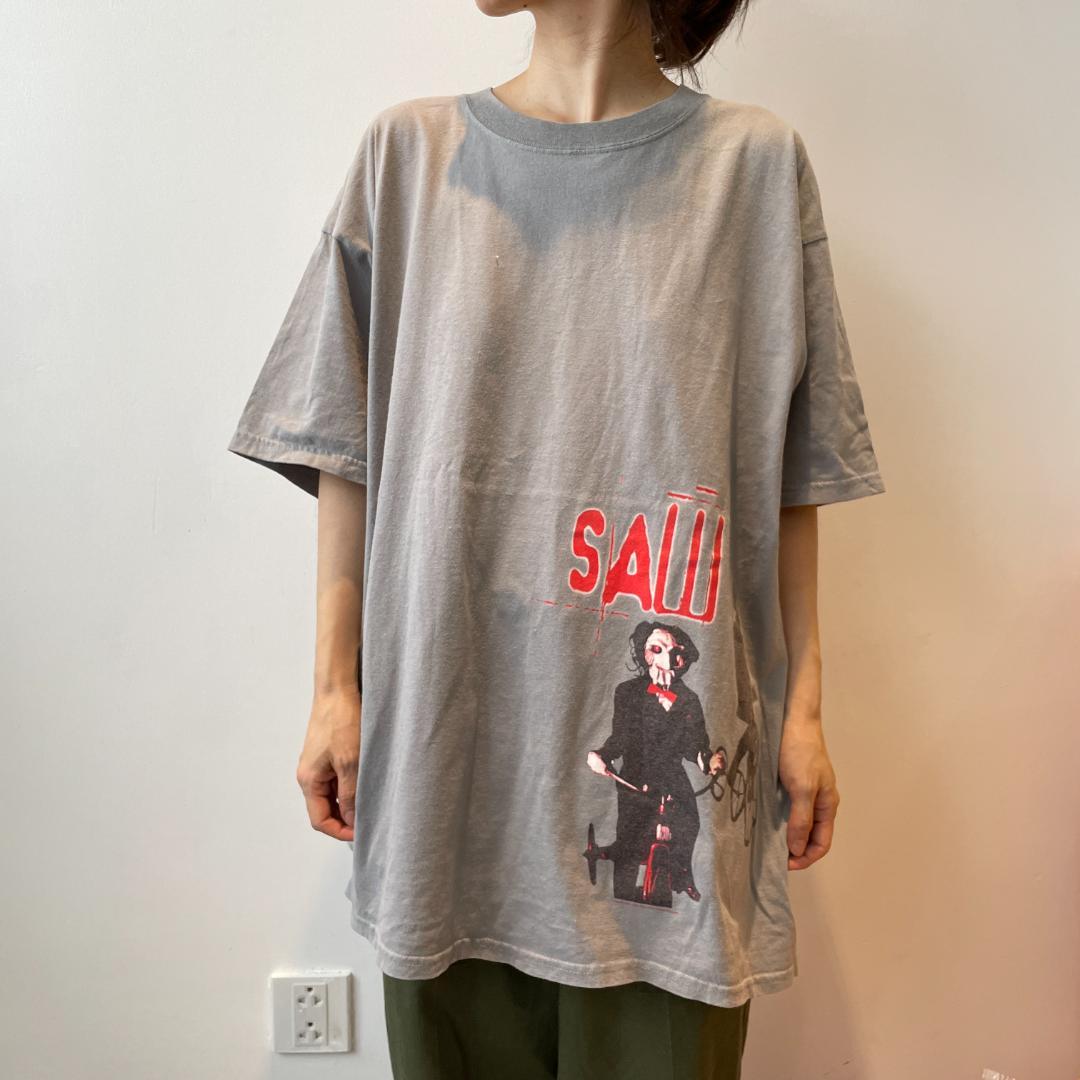 公式ショップ】 00s 映画T ムービーT Tシャツ XL SAW ソウ ジグソウ