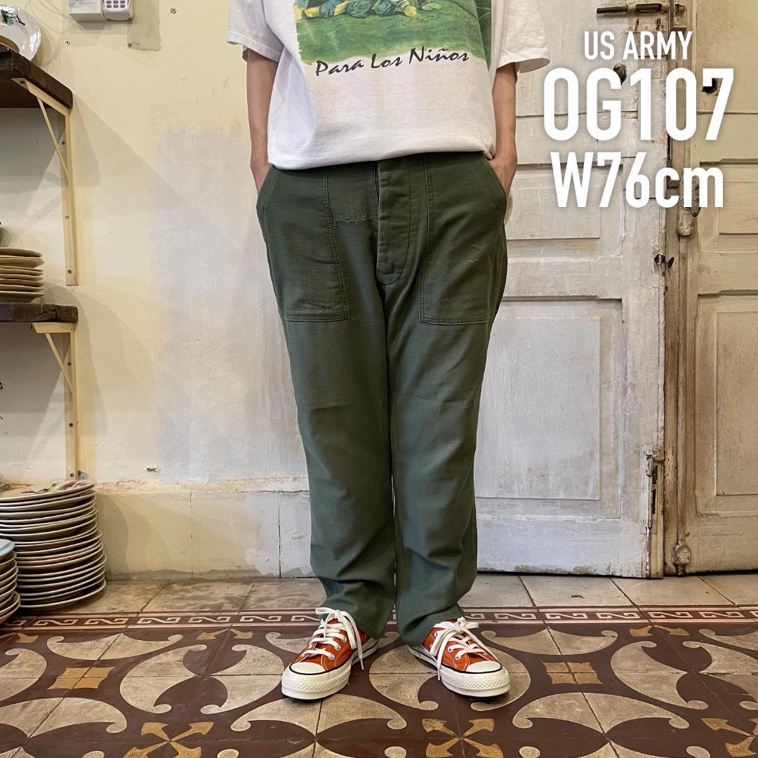 80s アメリカ軍 実物 US ARMY 米軍 ベイカーパンツ OG507 GD190 US ARMY 米軍 アメリカ軍 ベイカーパンツ 80s OG507