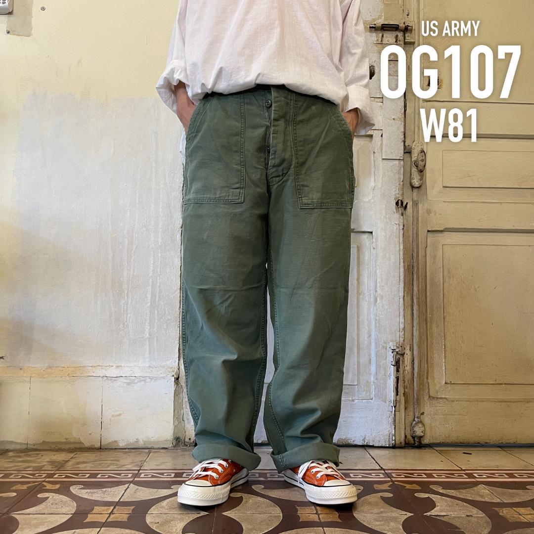 OC19 US ARMY 米軍 アメリカ軍 ベイカーパンツ 60s OG107 60s US Army 米軍 OG107 ベイカーパンツ 初期型 62年製造 Medium