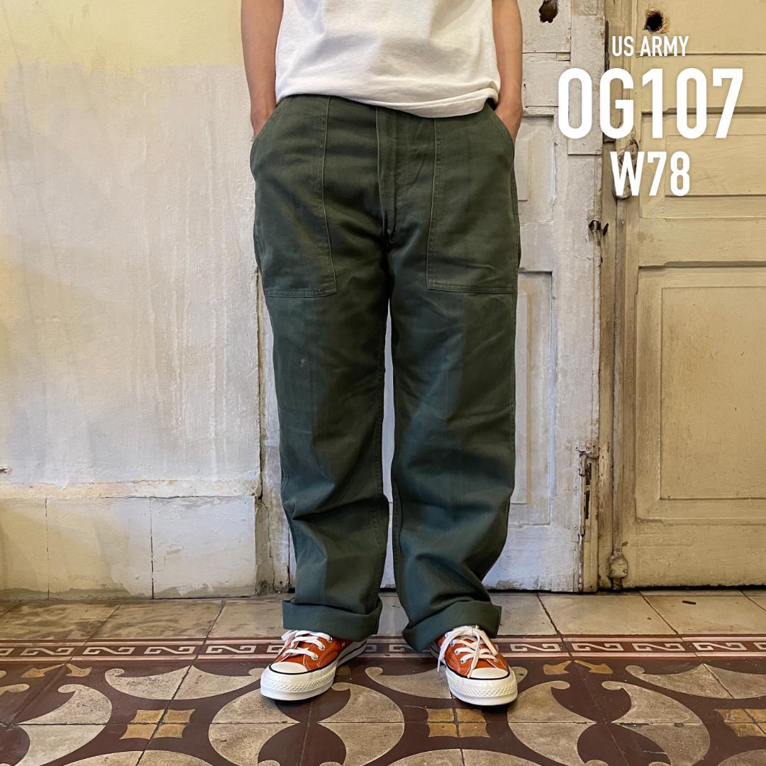60s 米軍実物 ベイカーパンツ OG-107 W38 L33 ② 菊穴タイプ 60s 米軍実物 ベイカーパンツ OG-107 W38 L33 菊穴タイプ