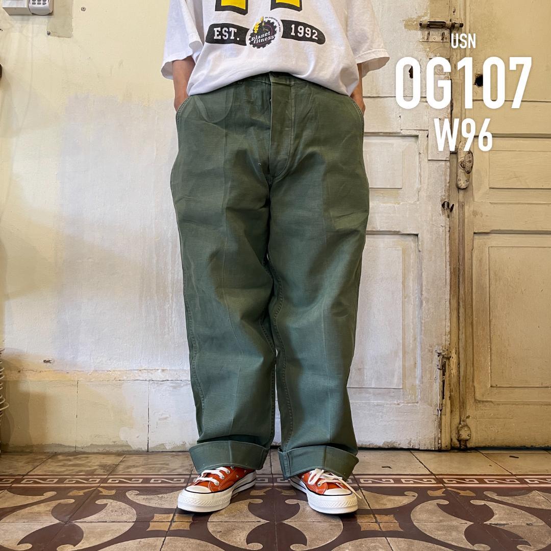 米軍実物 NAVY ベイカーパンツ vintage ユーティリティ アメリカ軍 70's【米軍実物】ビンテージ【U.S.NAVY】【ステンシル入り】紺