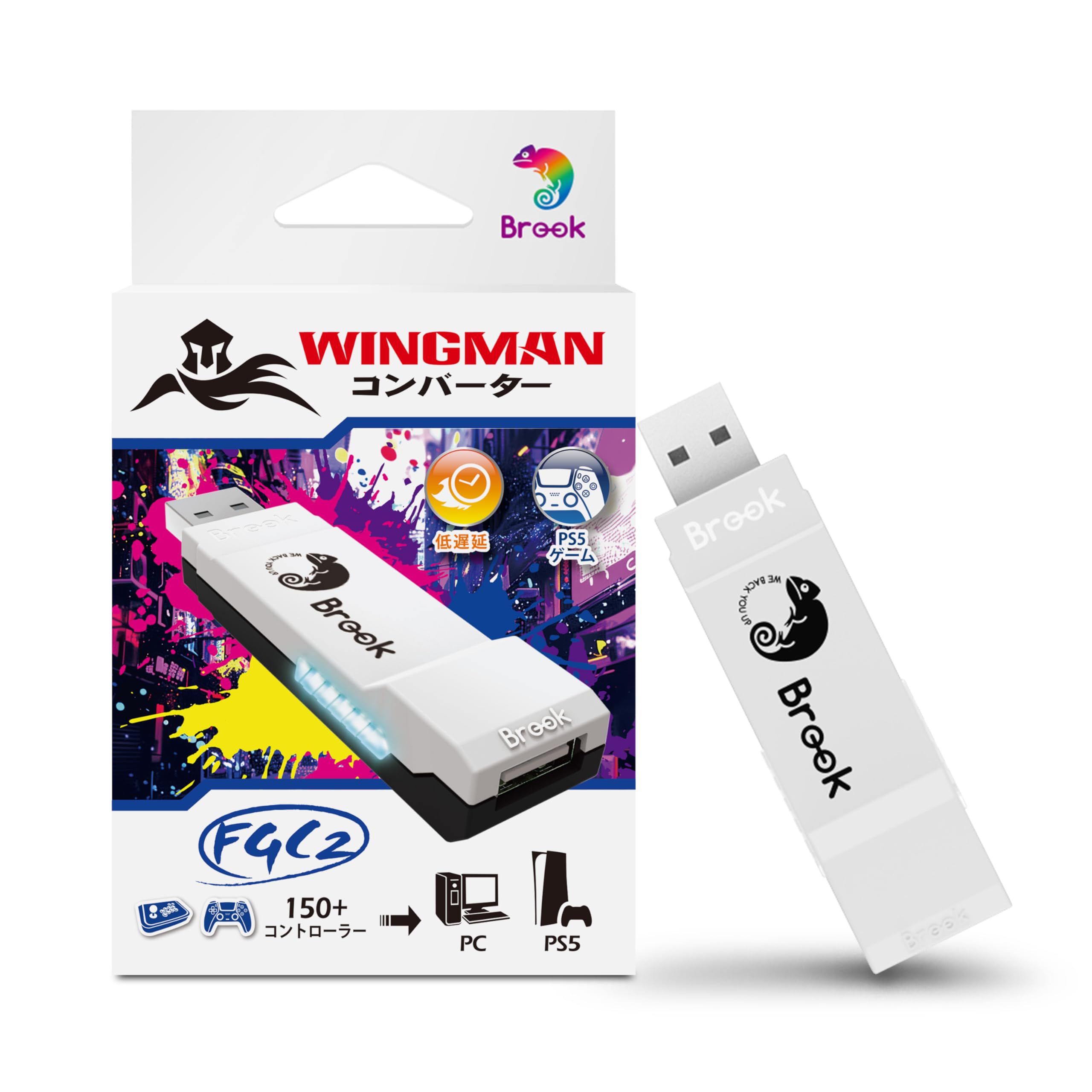 アケコン レバーレスコントローラー とwingman 楽天市場】Brook Wingman FGC コンバーター For PS5 PS4格闘
