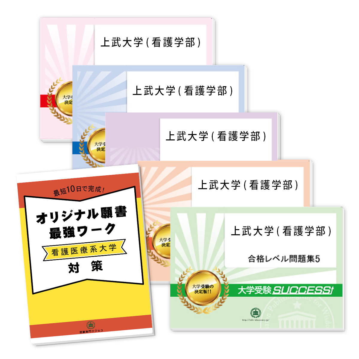 看護師試験対策 合格レベル問題集5冊セット 看護師国家試験パーフェクト! ぜんぶ5肢! の予想問題集 第5版