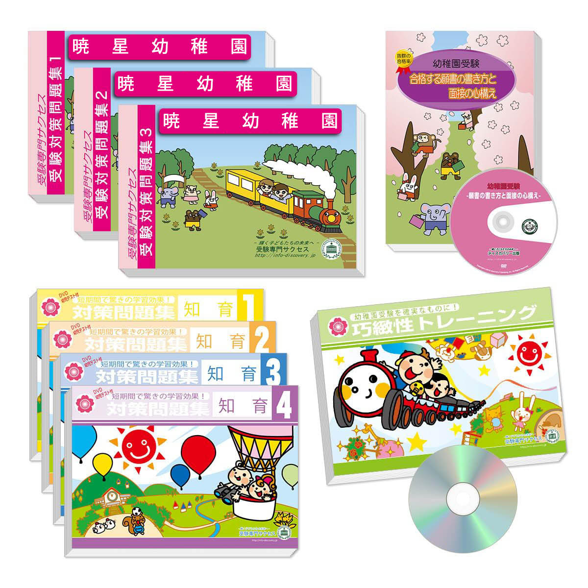 送料 代引手数料無料 幼児ドリル 暁星幼稚園 合格セット 補助教材セット 受験専門サクセス