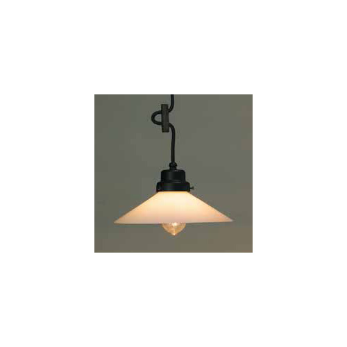 照明器具 後藤照明 屋内 ペンダントライト 乳白P1硝子ロマン・CP型BK GLF-3226W 送料無料