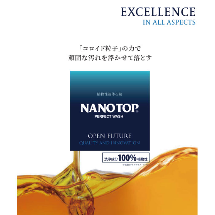 タイムセール！】 植物性 液体石鹸 ナノトップ NANOTOP スプレータイプ 18L 業務用 2倍濃縮 洗剤 安全 自然 コロイド粒子 洗浄力 臭い  汚れ 油汚れ 簡単 食器 靴 除菌 生分解 fucoa.cl