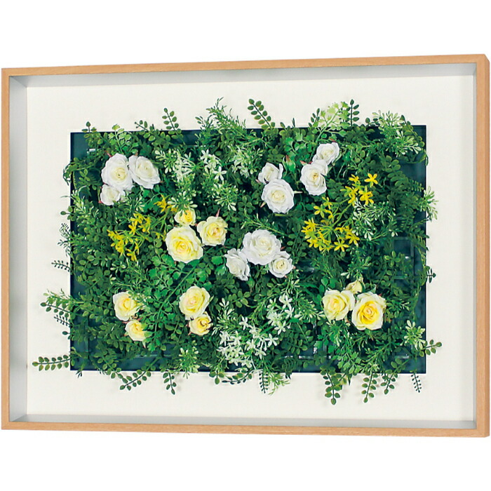 インテリアアート アートデコ インテリアデコ フラワー 600×450×60 AR3101 アートパネル 北欧 モダン 玄関 花 横長 モノトーン