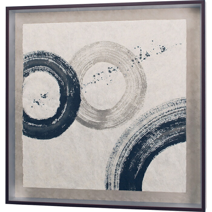 室内装飾工芸 アートデコ インテリアデコ 和紙 800×800×40 AR3069 工芸ダイアログボックス 北欧 今めかしい 部屋の入り口 花 横長 一本調子