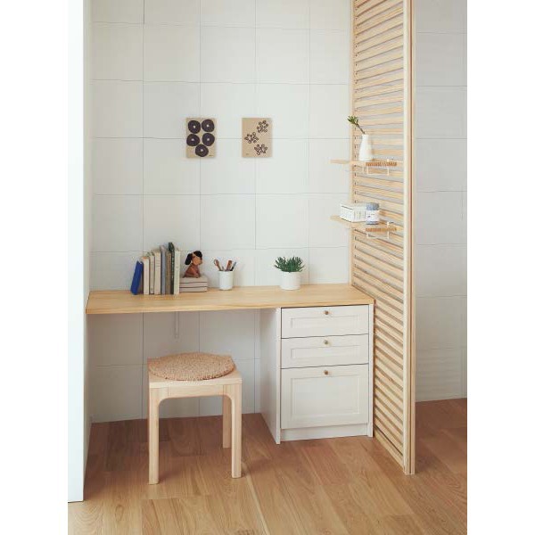 楽天市場 Woodone ウッドワン 無垢の木の収納 デスクプラン Bp 003 リビングダイニング ニュージーパイン オーク メープル ウォールナット システム収納 Ok Depot