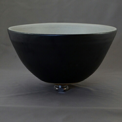 重蔵窯 洗面ボウル MEBIUS Design Bowl MEBI-0027WB ホワイトブラック 洗面化粧台 送料無料 個性的 デザイン性|OK-DEPOT
