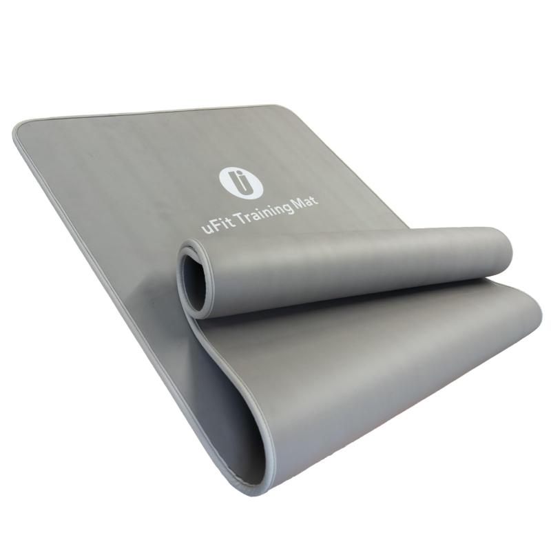 【日本国内メーカー】uFit Trainingmat トレーニングマット 10mm 15mm 厚め 90cm*200cm 幅広 大きめ 痛くない 滑らない NBR 防音 防水 プロアスリート 水谷隼 愛用
