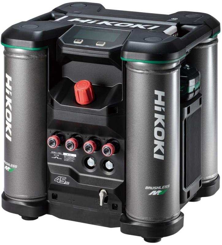 HiKOKI(ハイコーキ) 高圧専用 エアコンプレッサ タンク容量16L マルチボルト ブーストモード搭載 蓄電池別売り EC4516HY(S)｜ok-shop88