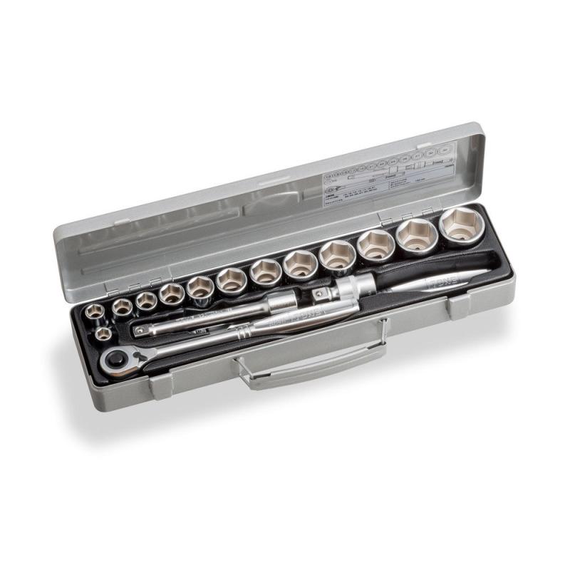 トネ(TONE) ソケットレンチセット 760MS 差込角12.7mm(1/2") シルバー 内容17点|ok-shop88