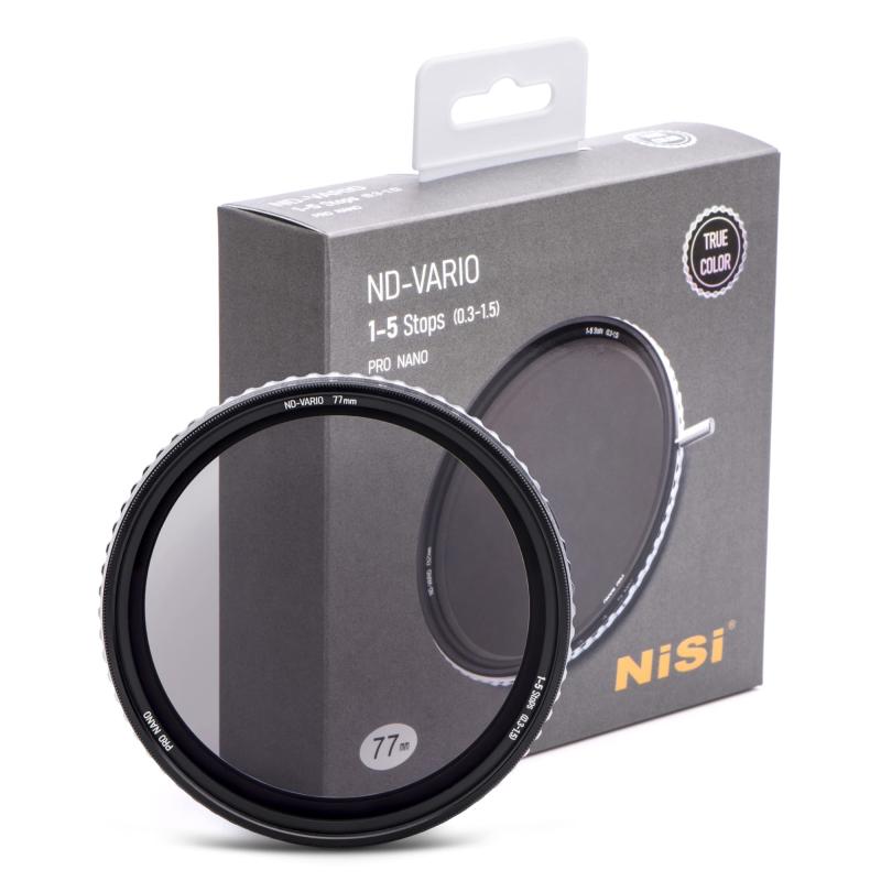 NiSi 変数ND水漉し TRUE COLOR VARIO 1-5stops (ND2~32)